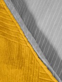 Παπλωματοθήκη LINES YELLOW GREY