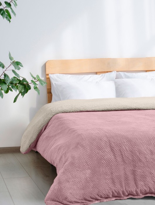 Παπλωματοθήκη GRAUPEL PINK BEIGE